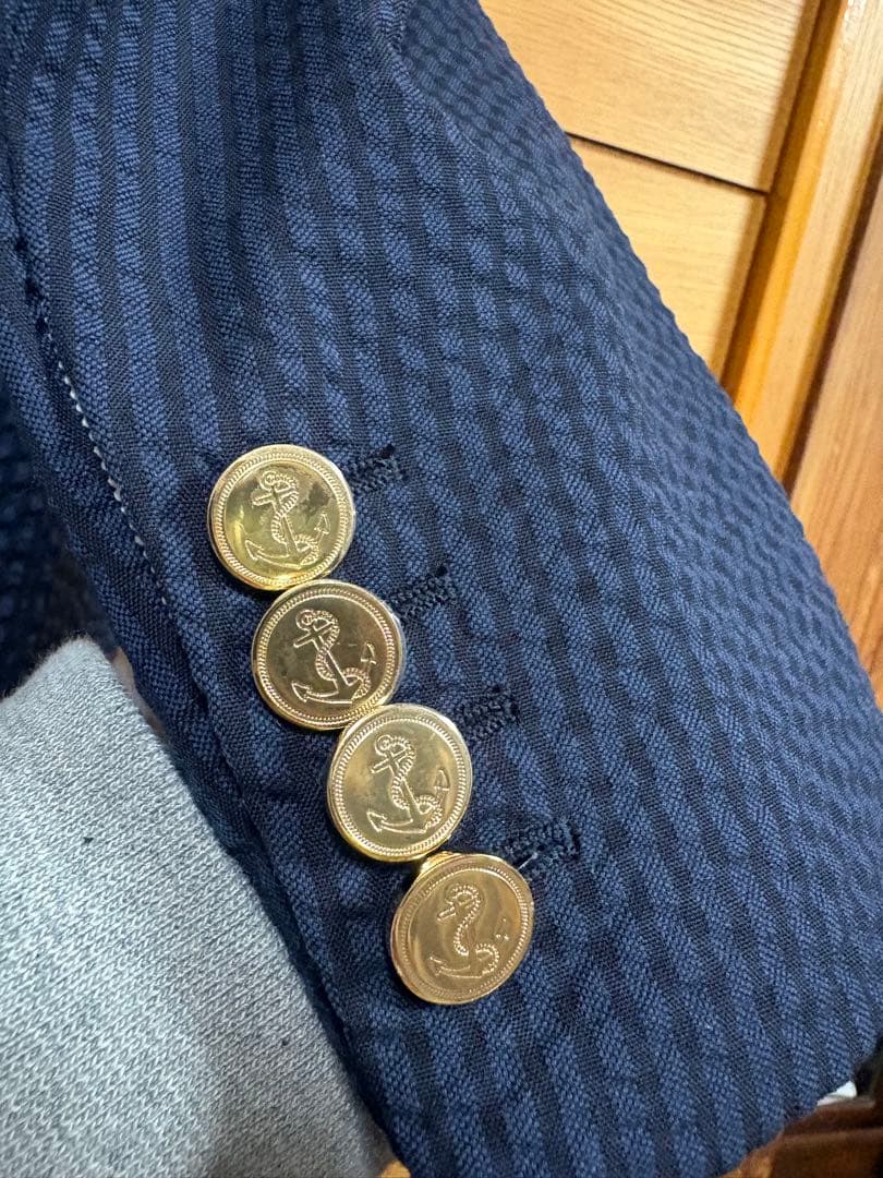 Thom Browne シングルブレスト　サッカー生地　ブレザー