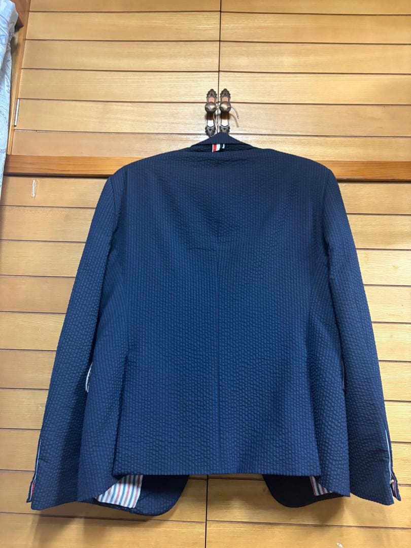 Thom Browne シングルブレスト　サッカー生地　ブレザー
