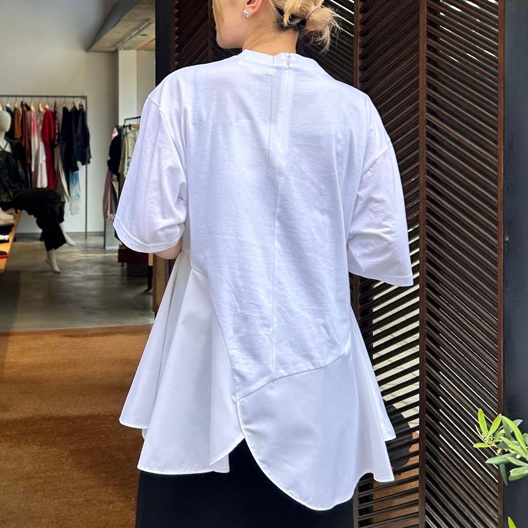 新品 未使用 ENFOLD エンフォルド PETAL HEM T-SHIRTS