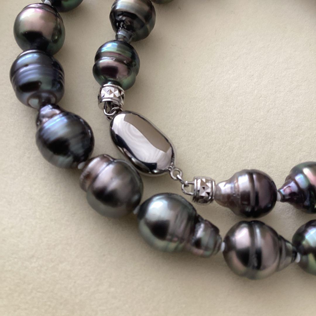 黒蝶真珠　バロックパール　ネックレス