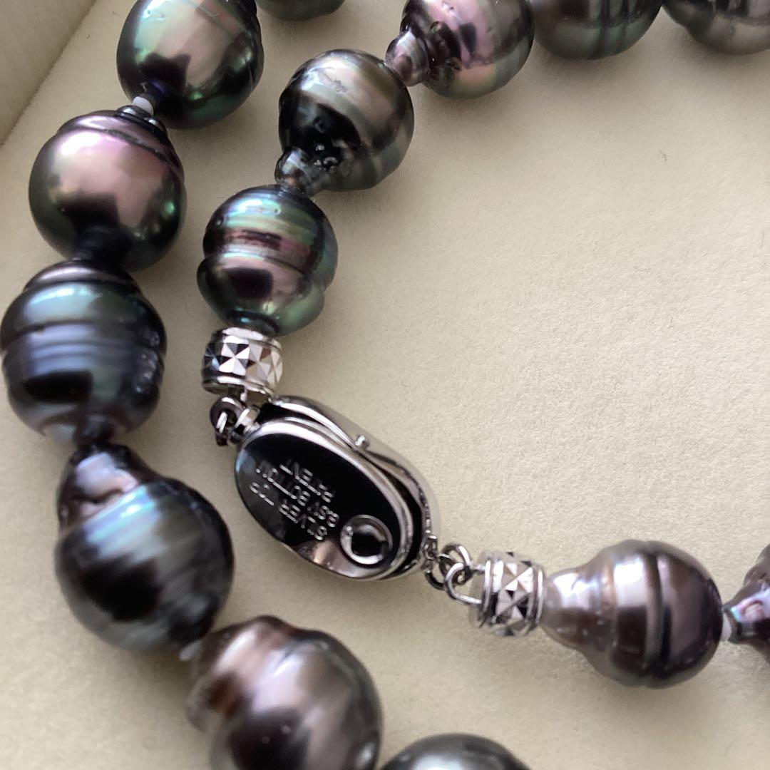 黒蝶真珠　バロックパール　ネックレス