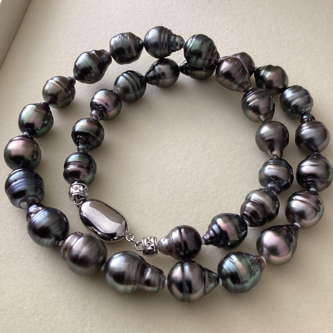 黒蝶真珠　バロックパール　ネックレス
