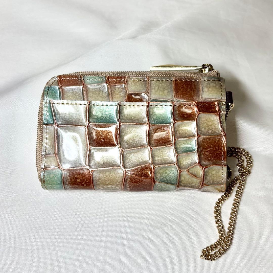 【極美品】　アタオ　キーケース　ベル　アドリアエメラルド　ミニ財布　人気