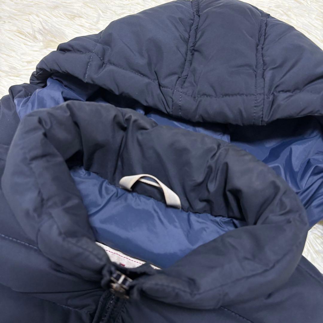 PYRENEX ピレネックス ダウンベスト フード ネイビー S 34 2way