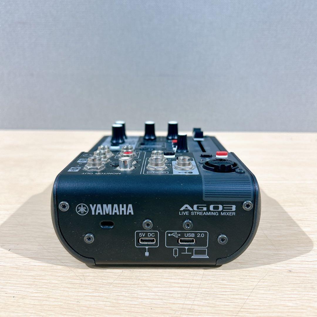★YAMAHA ウェブキャスティングミキサー AG03 ヤマハ 動作品