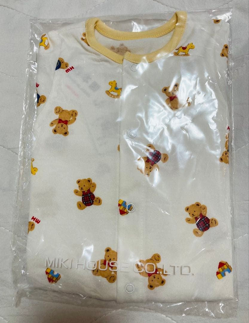 【新品未使用】MIKI HOUSE 新生児用品4点セット