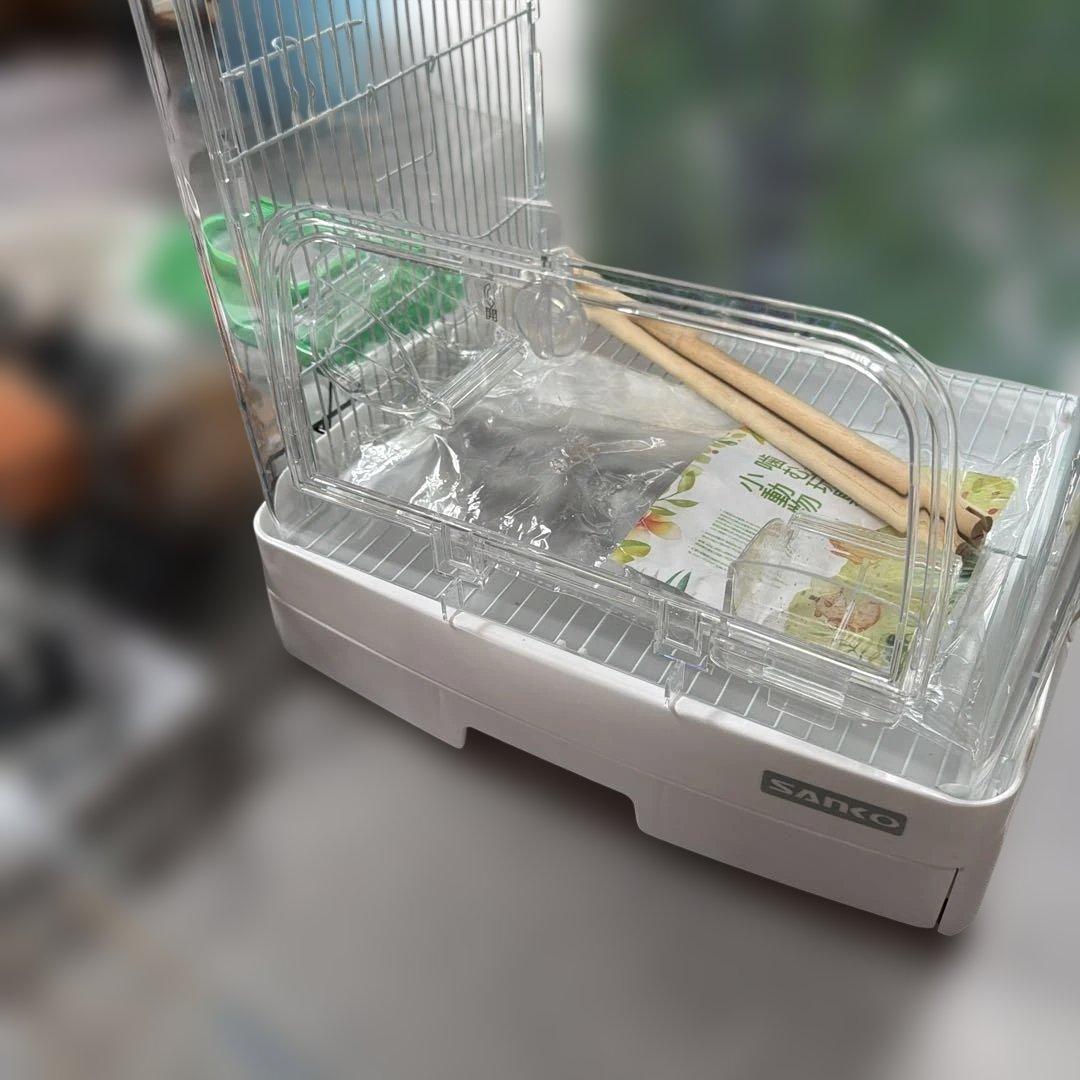 SANKO ケージ & マルカン ミニマルサーモヒータ、その他付属品沢山付き