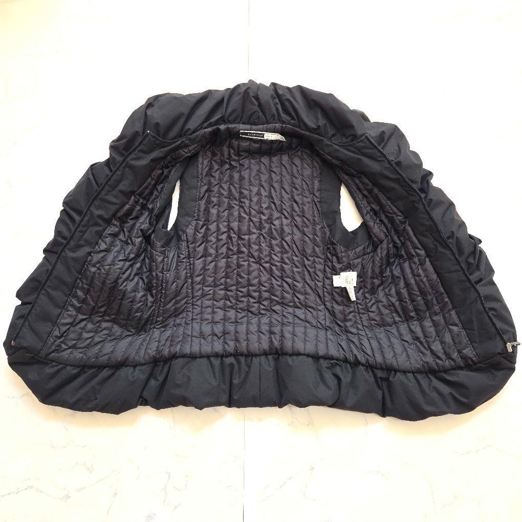 美品 SPORTMAX CODE 中綿ベスト 42 L 黒 立体シルエット