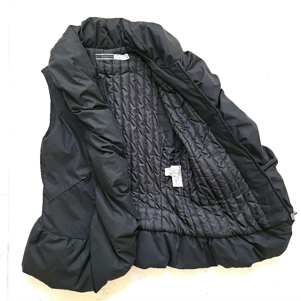 美品 SPORTMAX CODE 中綿ベスト 42 L 黒 立体シルエット