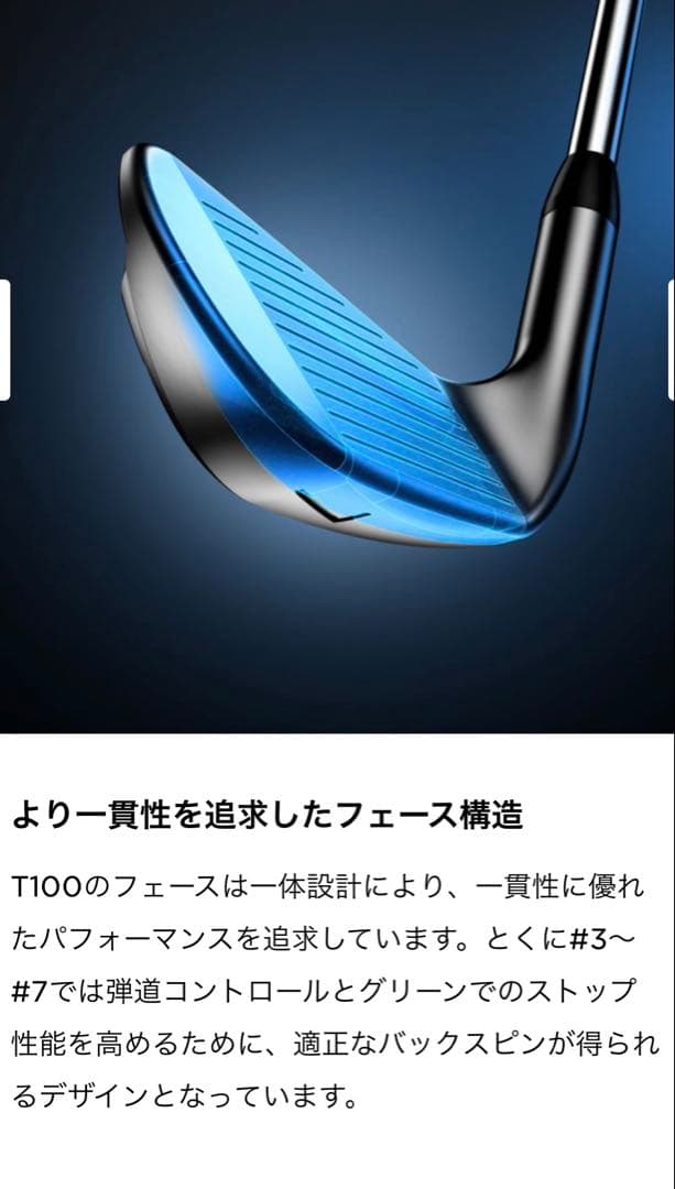 新品 タイトリスト T100 アイアンセット N.S.PRO 105T シャフト