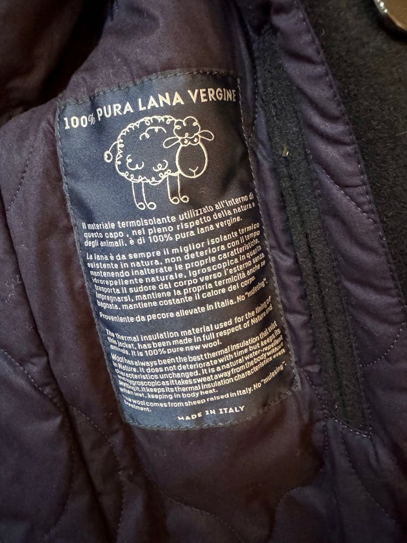 c*d様 MANIFATTURA CECCARELLI Pコート　ネイビー　40