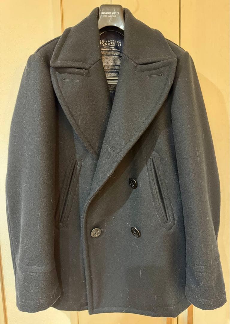 c*d様 MANIFATTURA CECCARELLI Pコート　ネイビー　40