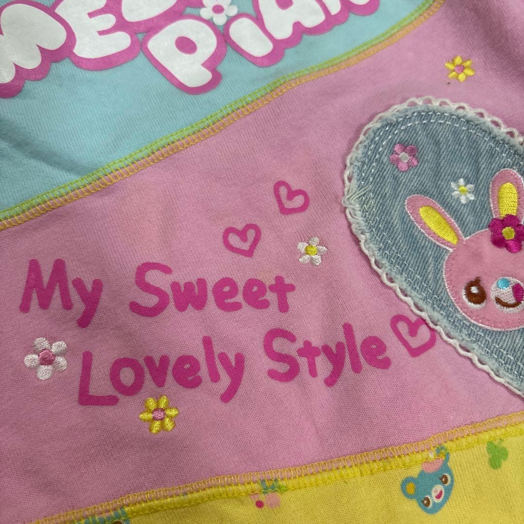 mezzo piano カラフル長袖ドレス