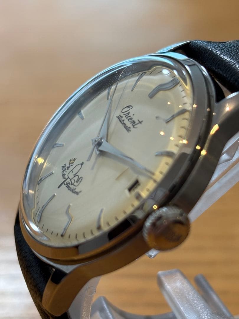 Orientバンビーノ38 PEANUTS 75周年記念スヌーピー