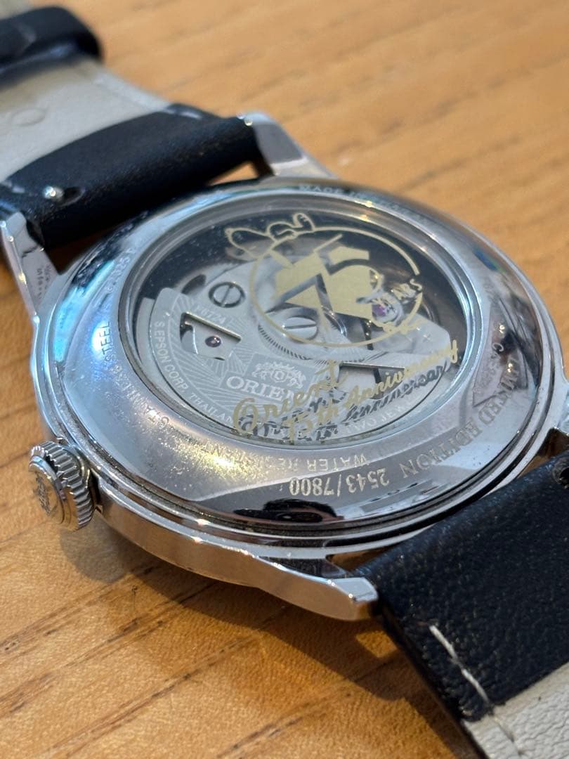 Orientバンビーノ38 PEANUTS 75周年記念スヌーピー