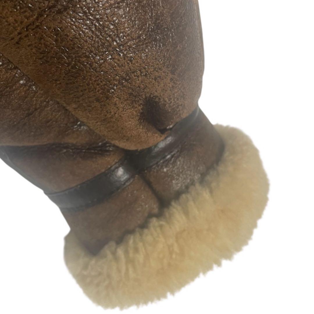 TYPE B-3 レザーフライトジャケット　リアルムートン　ビンテージ