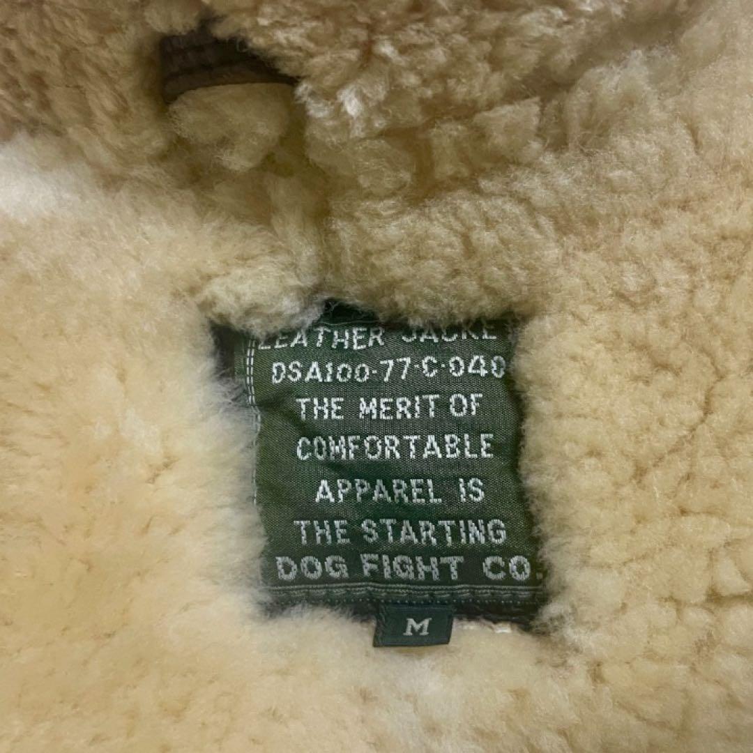 TYPE B-3 レザーフライトジャケット　リアルムートン　ビンテージ