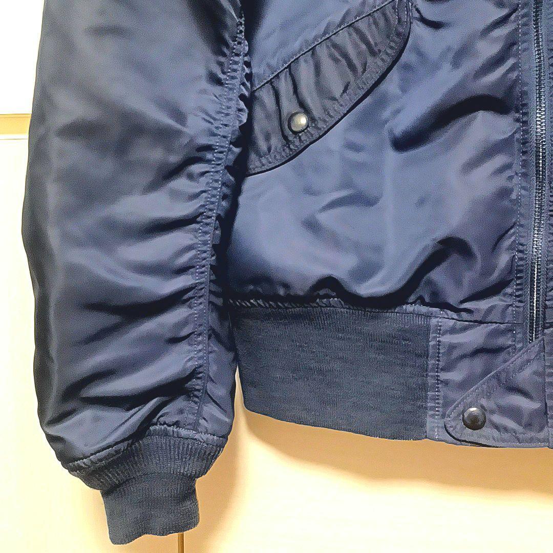 【希少XL★美品】AVIREX　L-2A　フライトジャケット　ネイビー