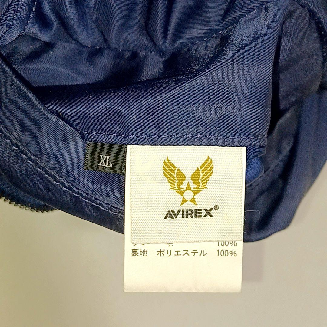 【希少XL★美品】AVIREX　L-2A　フライトジャケット　ネイビー