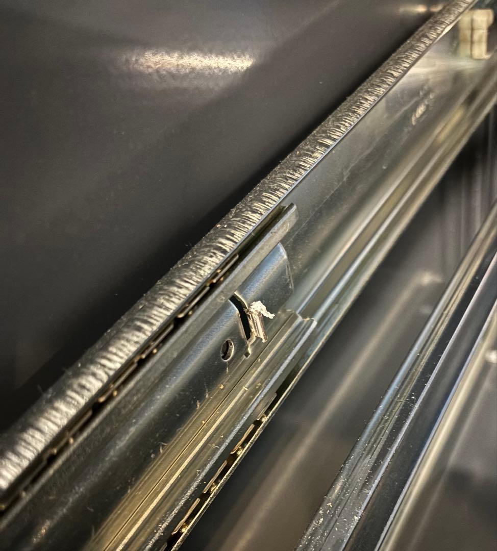 【奥行500】USMハラー 1列3段 補強仕様 キャスター付　ヴィンテージ