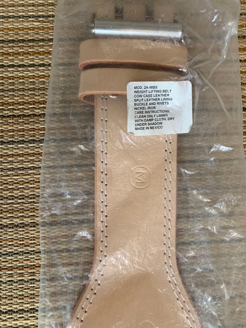 ゴールドジム G3322 EXレザーベルト　サイズM