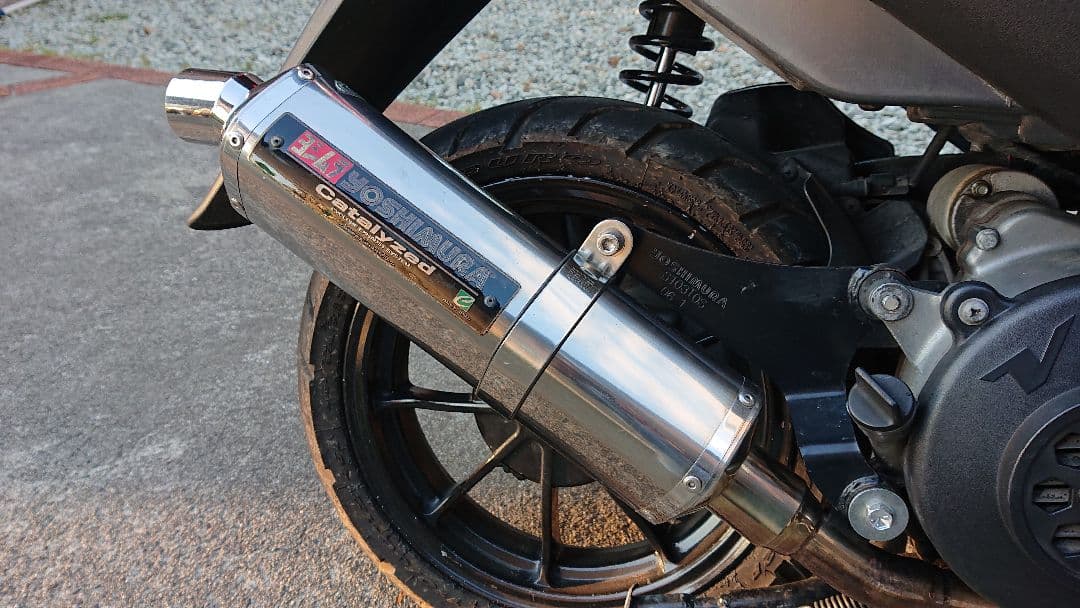 アドレスV125G ヨシムラマフラー(規制前用)