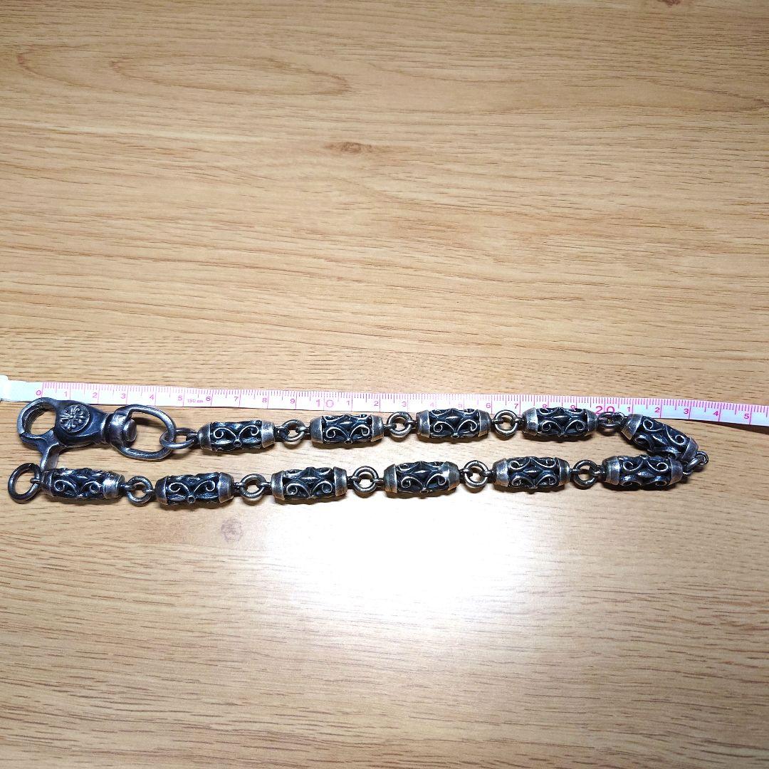 ウォレットチェーン 装飾パターン付き