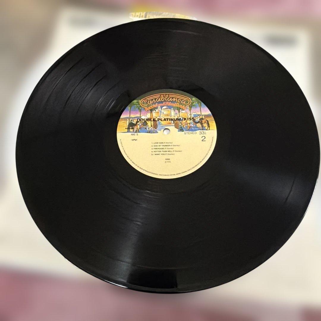 KISS DOUBLE PLATINUM レコード