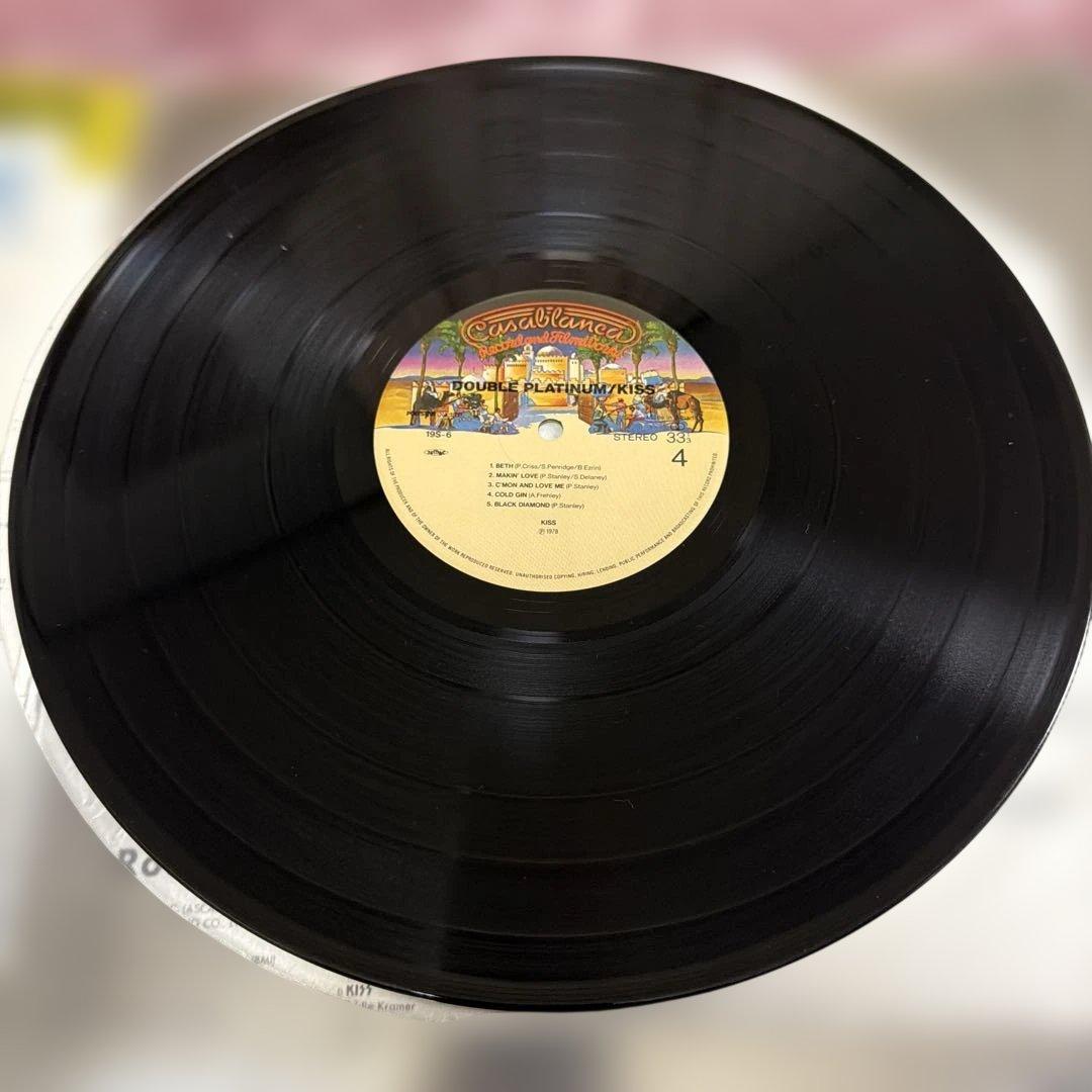 KISS DOUBLE PLATINUM レコード