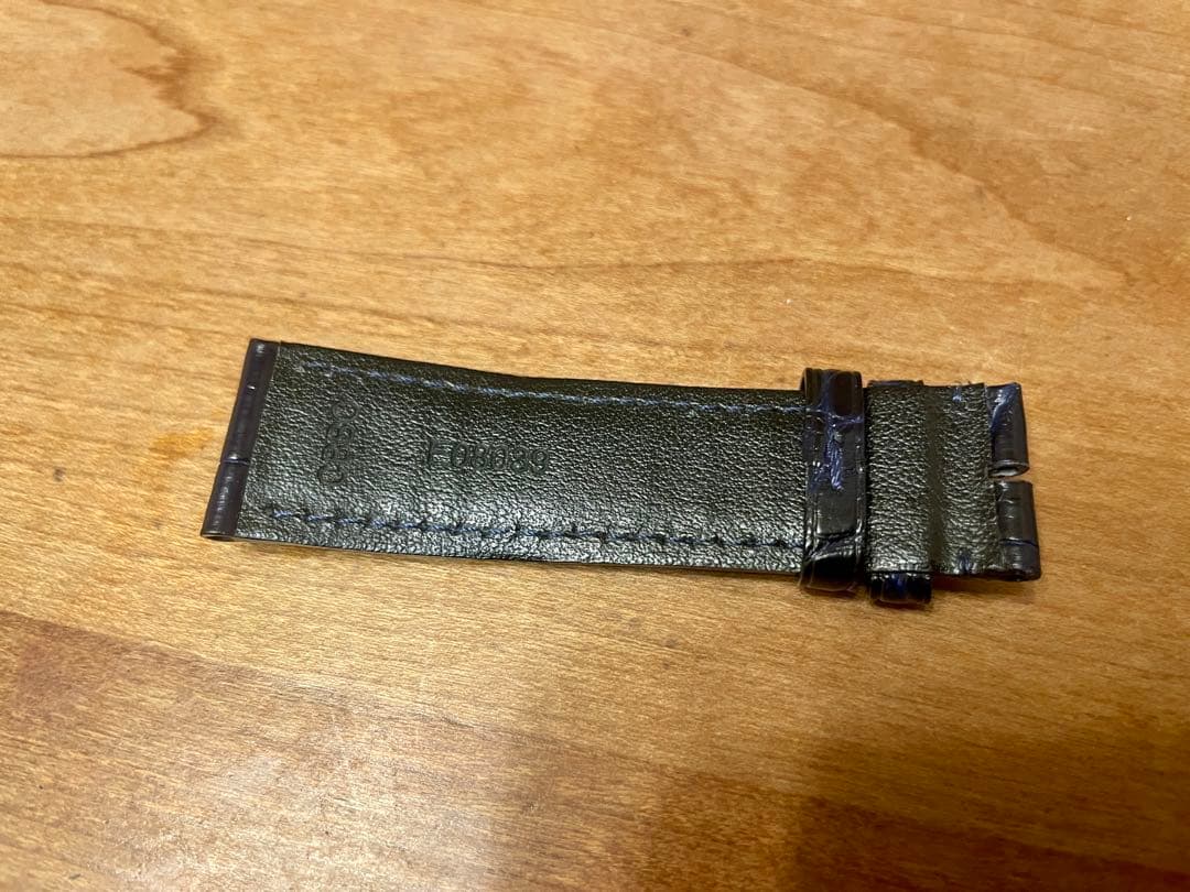 IWC 純正レザーベルト ネイビー