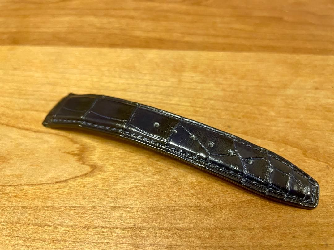 IWC 純正レザーベルト ネイビー