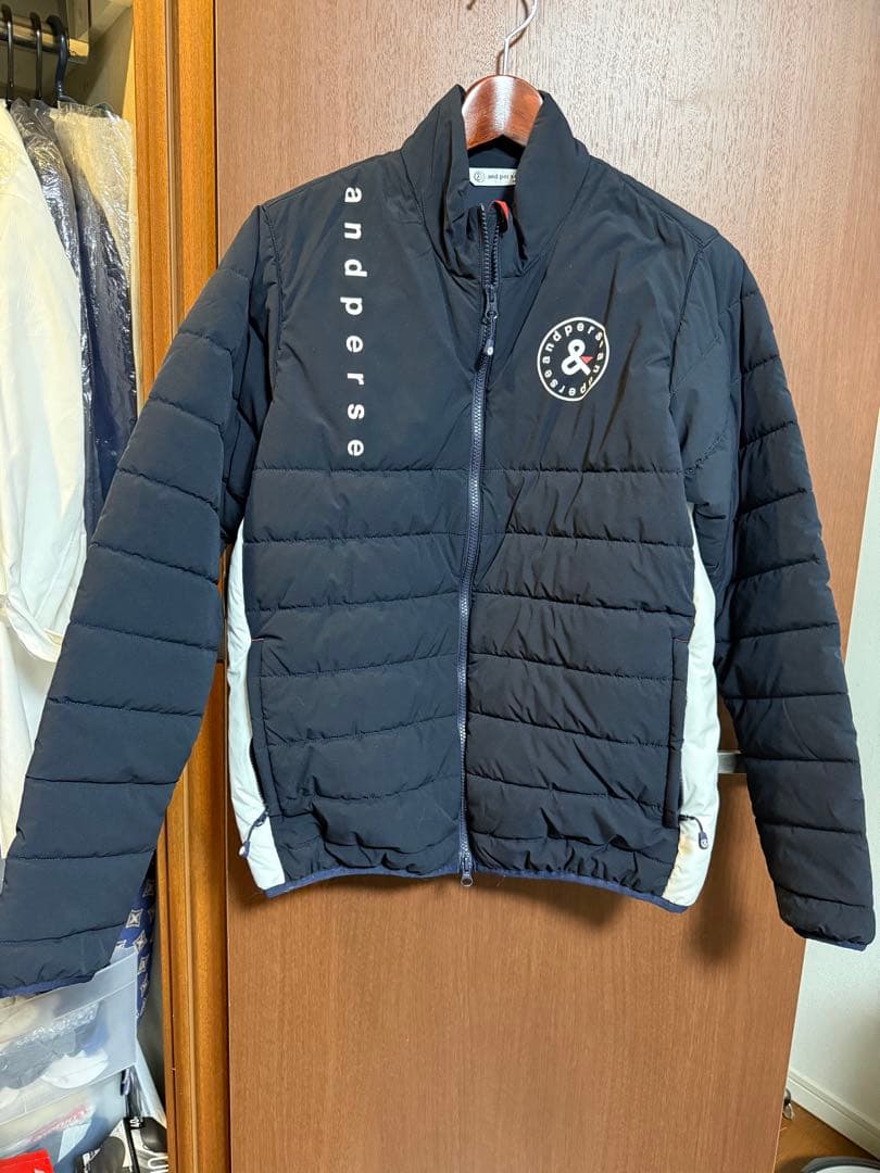 アンパスィ and per se メンズ ブルゾン　ゴルフ M ダウン