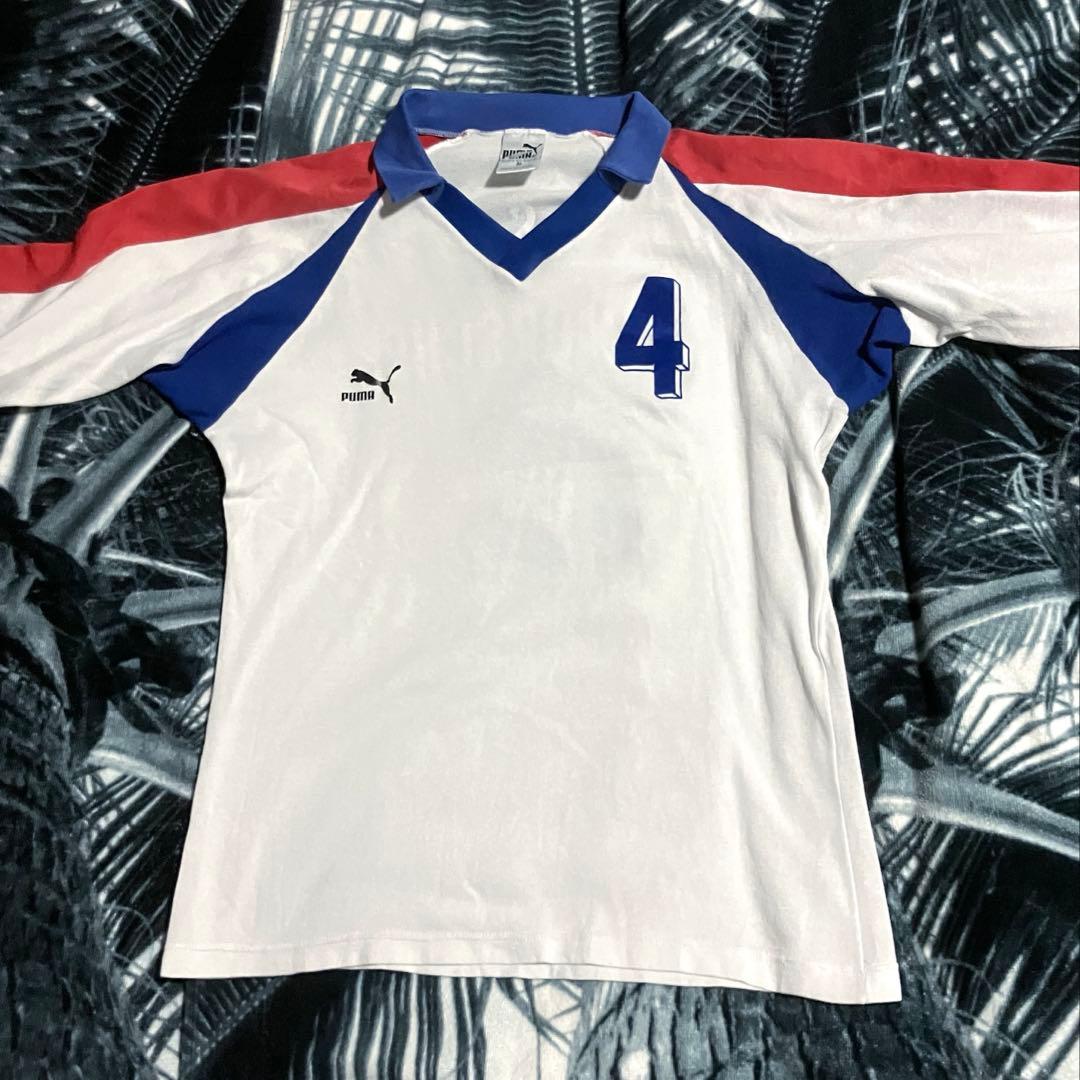 80s 西ドイツ製 ヴィンテージ PUMA サッカーユニフォーム ゲームシャツ