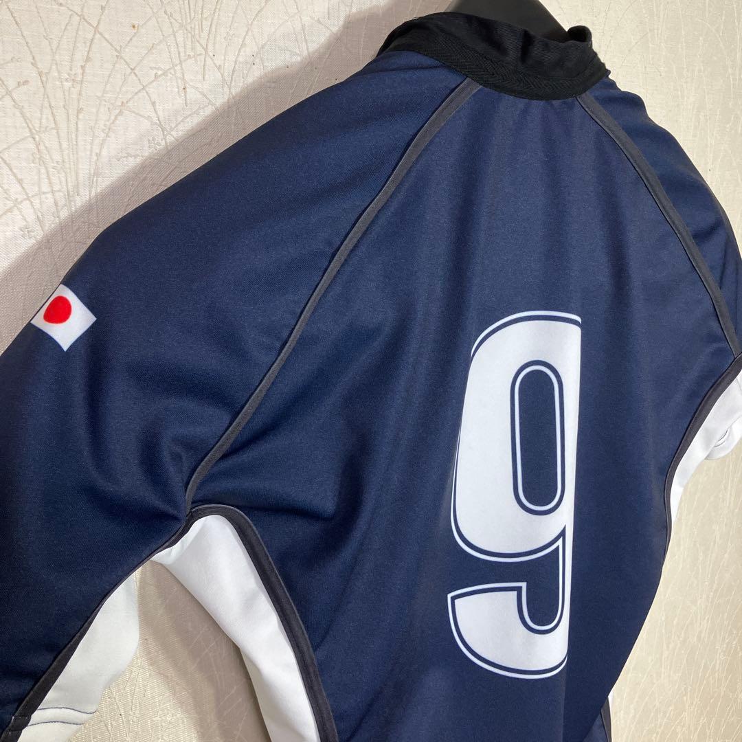 ラグビー　日本代表　選手用　オールドジャージ　スクラムハーフ　9