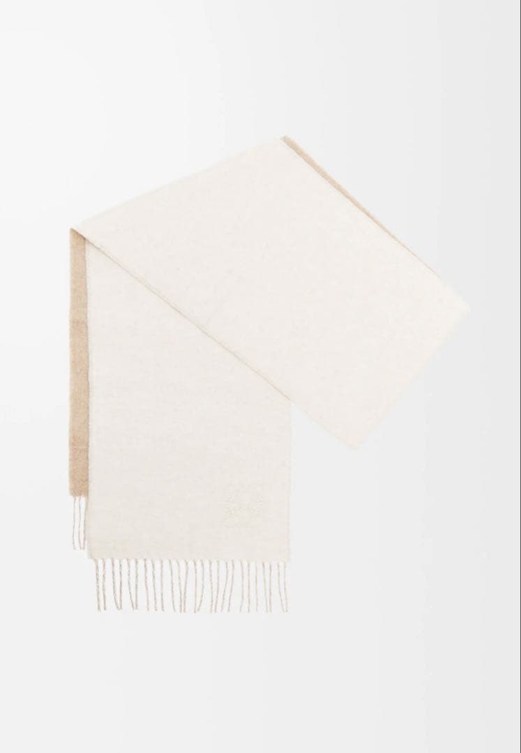 ロエベ/ LOEWE/バイカラーアナグラム リバーシブルマフラー