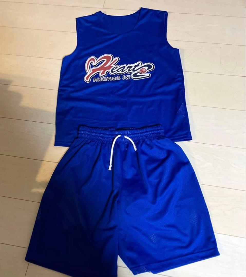 ハーツバスケットボール ユニフォーム M 青
