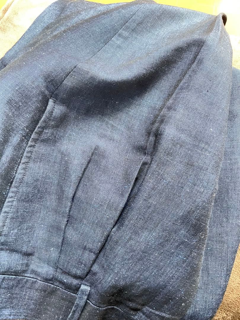 か*う様 【美品】スティレラティーノコットンデニム×リネン混