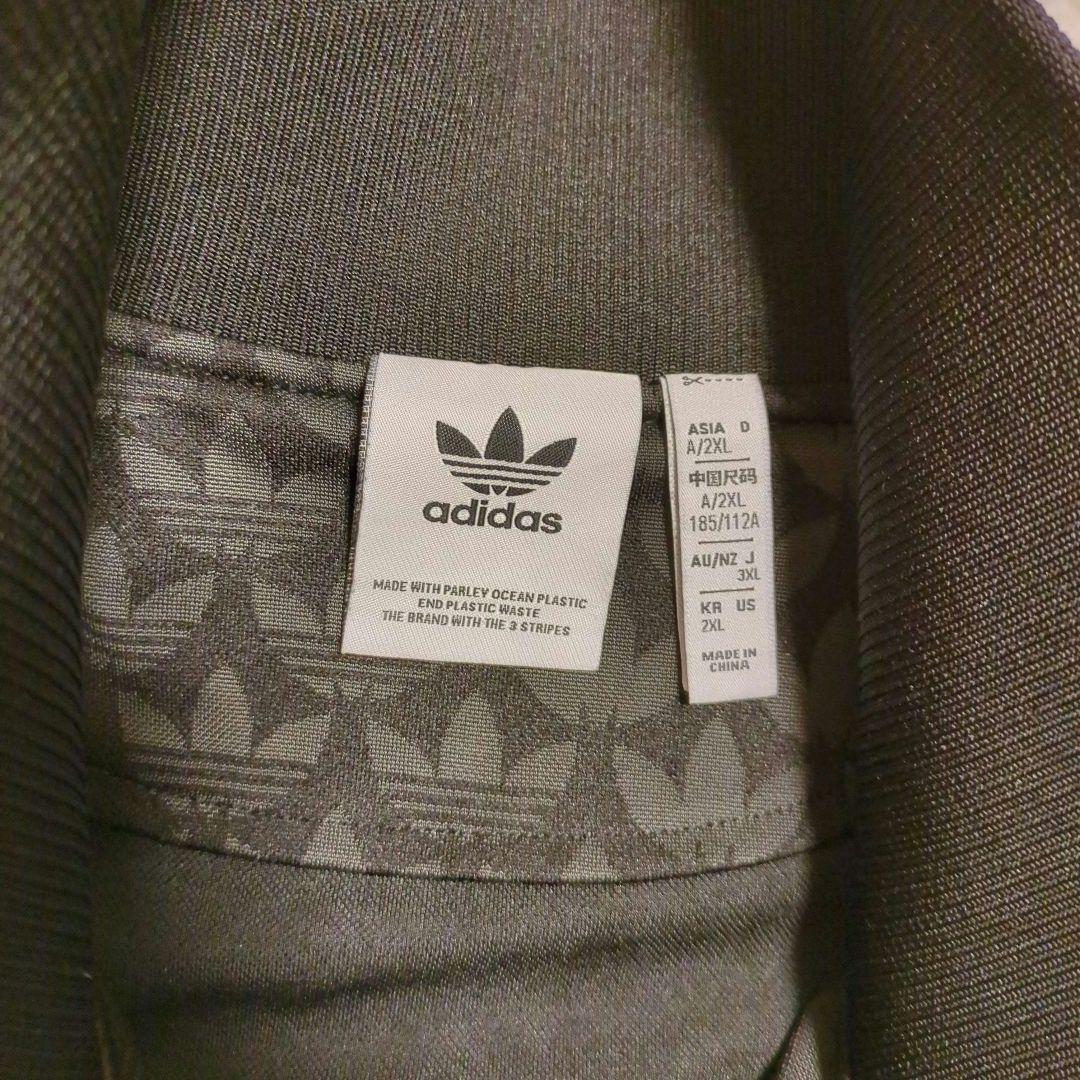 adidas トラックジャケット　モノグラム総柄　トレフォイルロゴ 3XL
