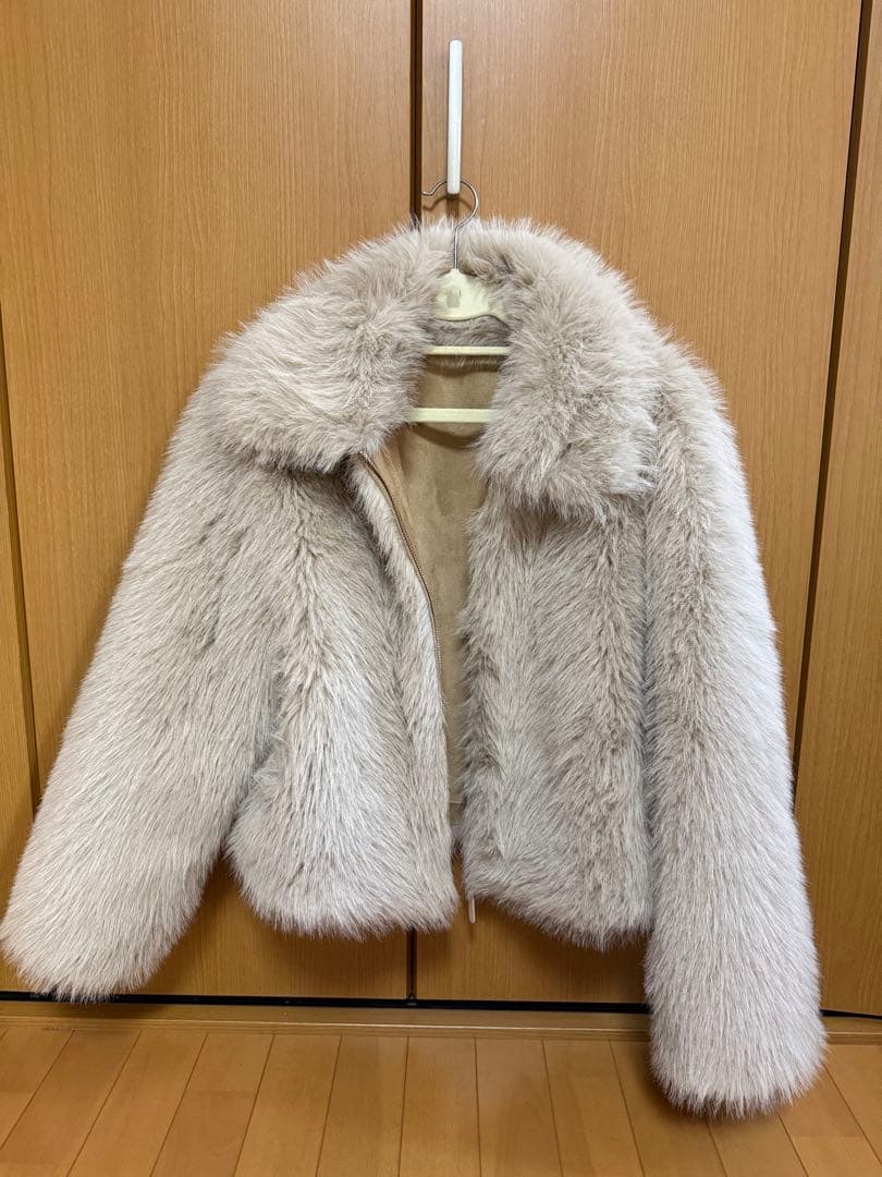 ZARA ダブルフェイスフェイクファージャケット Sサイズ