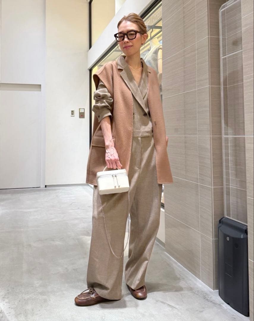 【THE PAUSE】テーラーカラージャンプスーツ　試着のみ　ウィム ガゼット