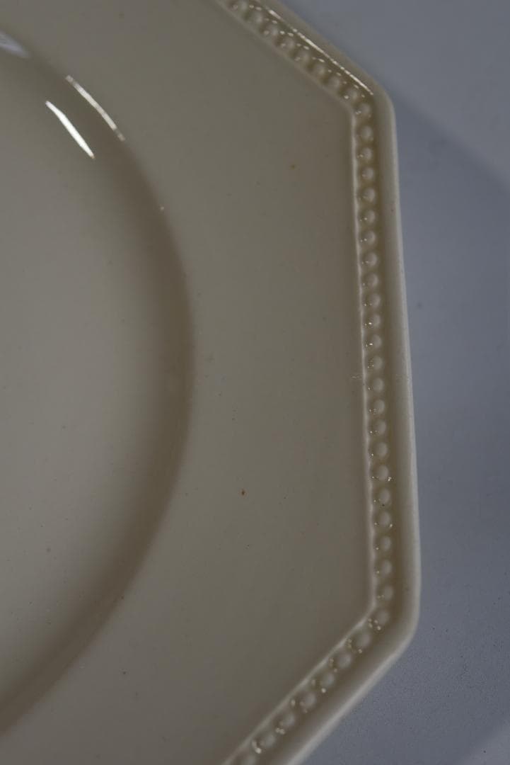 超美品　サルグミンヌ　オクトゴナル皿（24.5㎝）　フランスアンティーク