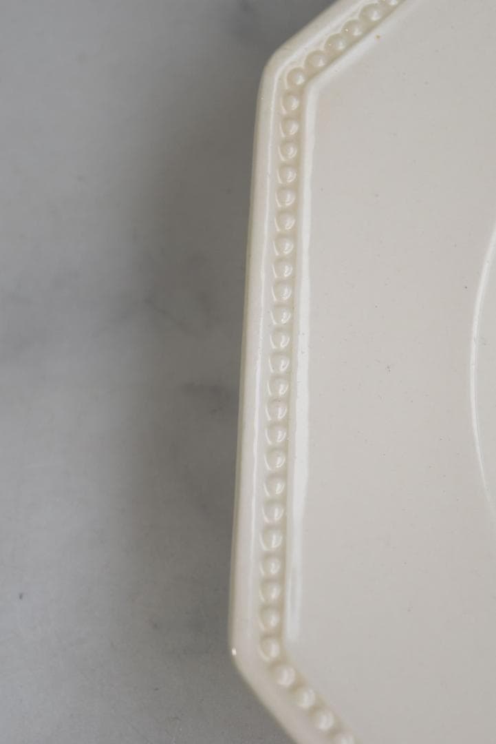 超美品　サルグミンヌ　オクトゴナル皿（24.5㎝）　フランスアンティーク