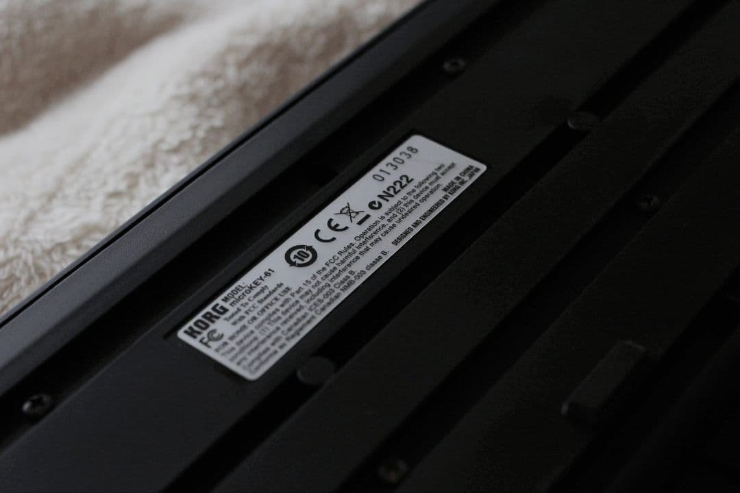 DTM・DAW KORG microKEY-61