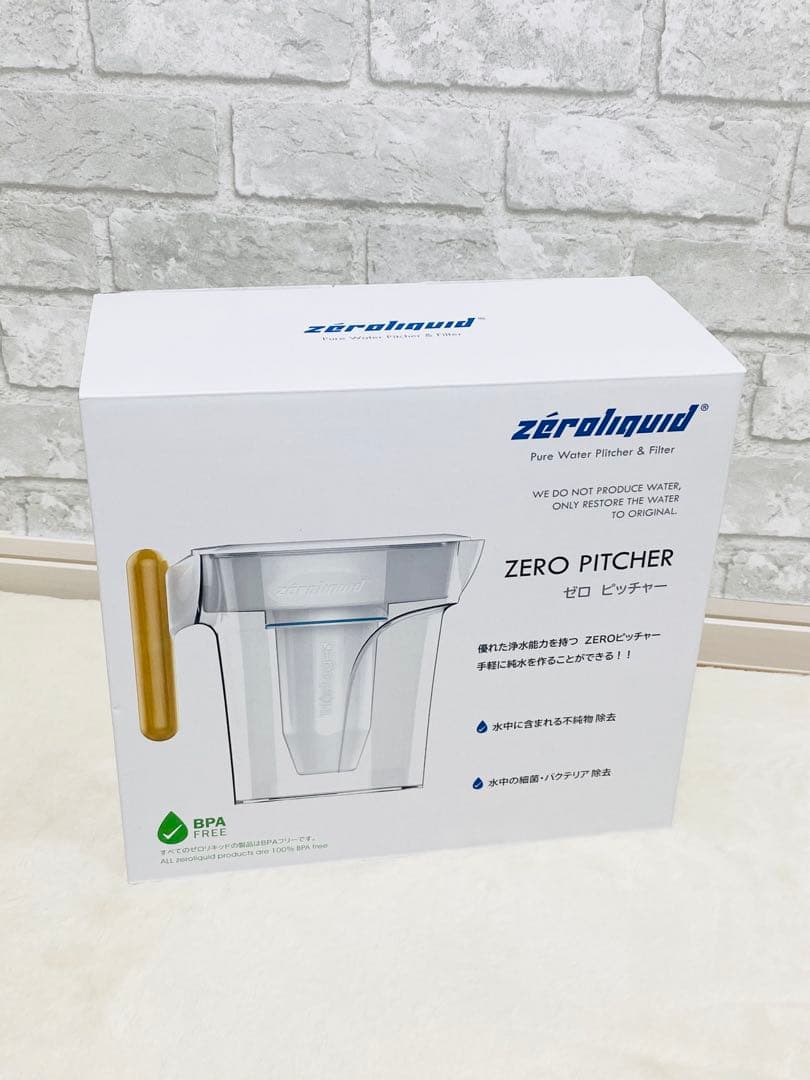 ZEROピッチャー 浄水フィルターTDS ZL-PT24W 未使用