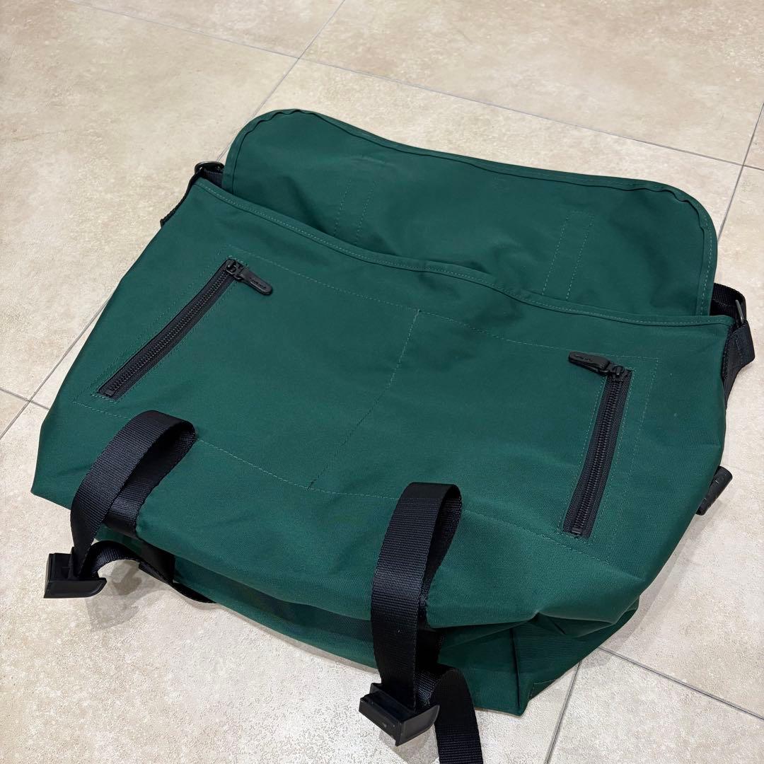 shinzone別注 AMIACALVA メッセンジャーバッグ グリーン