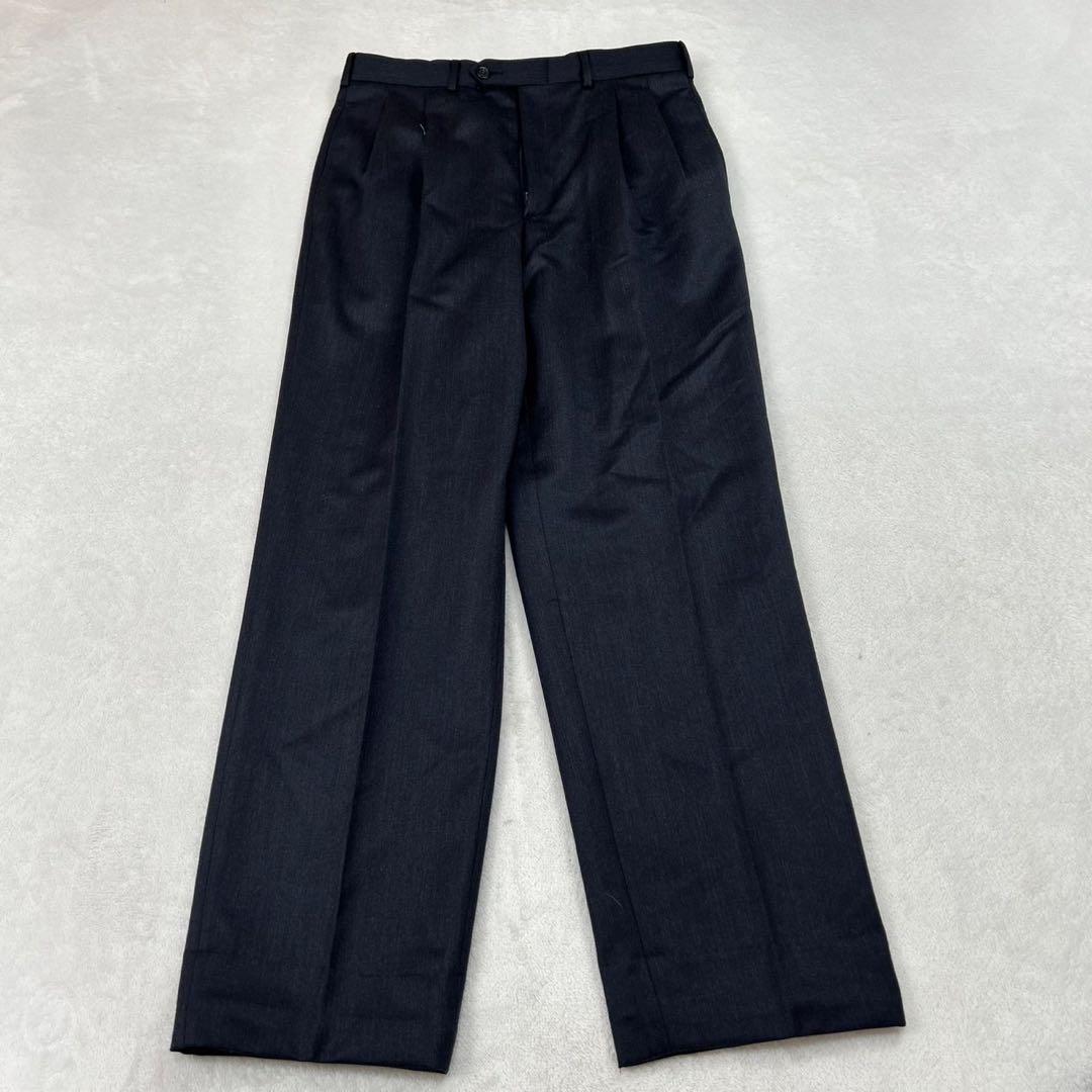 G813 美品 M フェンディ イタリア製 スーツ上下 ブラック メンズ