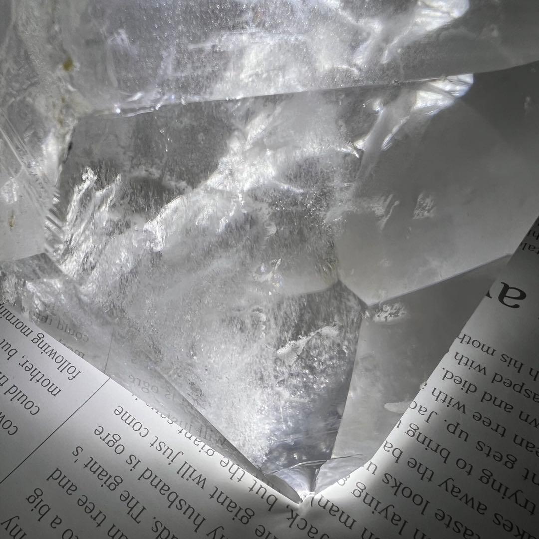 ✳️専用‼️✨訳あり商品✨透明度抜群‼️ハイクオリティ✨レインボー 水晶 六角柱 原石