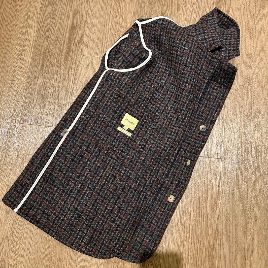 【美品】DE BONNE FACTURE ハリスツイードジャケット フランス製