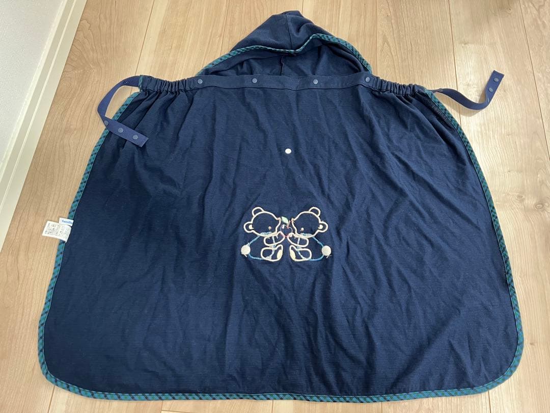 現行　美品　3WAYブランケット　UVカット　ファミリア