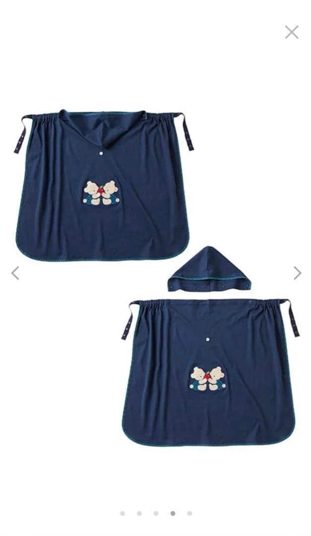 現行　美品　3WAYブランケット　UVカット　ファミリア